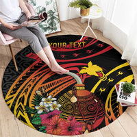Personalized Milne Bay Round Carpet PNG Lime Pot with Oro Tapa