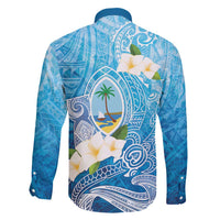 Hafa Adai Guam Chamorro Personalized Family Matching Puletasi and Hawaiian Shirt Ocean Blue Latte Stone with Guasali LT7 - Polynesian Pride