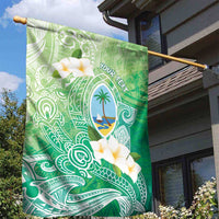Hafa Adai Guam Chamorro Personalized Garden Flag Summer Green Latte Stone with Guasali LT7 - Polynesian Pride
