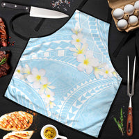 Polynesian Vintage Floral Apron Azure Motifs - Polynesian Pride