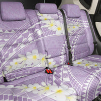 Polynesian Vintage Floral Back Car Seat Cover Lavender Motifs - Polynesian Pride