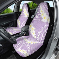 Polynesian Vintage Floral Car Seat Cover Lavender Motifs - Polynesian Pride