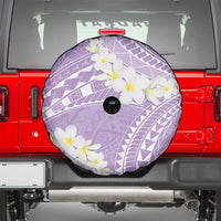 Polynesian Vintage Floral Spare Tire Cover Lavender Motifs - Polynesian Pride
