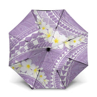Polynesian Vintage Floral Umbrella Lavender Motifs - Polynesian Pride