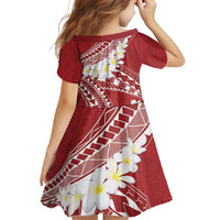Polynesian Vintage Floral Family Matching Summer Maxi Dress and Hawaiian Shirt Scarlet Motifs LT7 - Polynesian Pride
