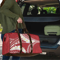 Polynesian Vintage Floral Travel Bag Scarlet Motifs - Polynesian Pride