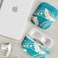 Polynesian Vintage Floral AirPods Case Teal Motifs - Polynesian Pride