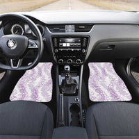 Hawaii Plumeria Lei Car Mats Aloha Festive Vibe - Amethyst