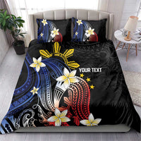 Personalized Philippines Tribal Bedding Set Tropical Waves - Plumeria