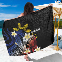 Personalized Philippines Tribal Sarong Tropical Waves - Plumeria