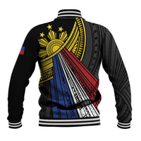 Philippines Sun Baseball Jacket Pasifika Tribal Style