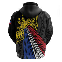 Philippines Sun Hoodie Pasifika Tribal Style LT7 - Polynesian Pride