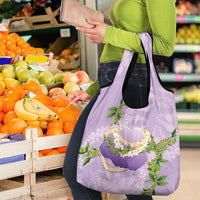 Hawaii Kauai Island Flowers Lei Grocery Bag Mokihana Lei