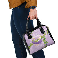 Hawaii Kauai Island Flowers Lei Shoulder Handbag Mokihana Lei