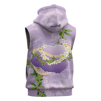 Hawaii Kauai Island Flowers Lei Sleeveless Hoodie Mokihana Lei LT7 - Polynesian Pride