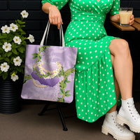 Hawaii Kauai Island Flowers Lei Tote Bag Mokihana Lei