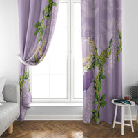 Hawaii Kauai Island Flowers Lei Window Curtain Mokihana Lei