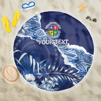 Fiji Lelean Memorial School Personalised Beach Blanket Korodredre Davuilevu Masi Mix Style