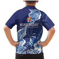 Fiji Lelean Memorial School Personalised Family Matching Mermaid Dress and Hawaiian Shirt Korodredre Davuilevu Masi Mix Style