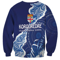 Fiji Lelean Memorial School Personalised Sweatshirt Korodredre Davuilevu Masi Mix Style LT7 - Polynesian Pride
