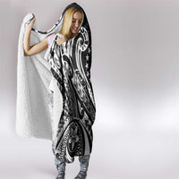 Kia Orana Cook Islands Hooded Blanket Kerekere Plumeria Tropical Waves LT7 - Polynesian Pride