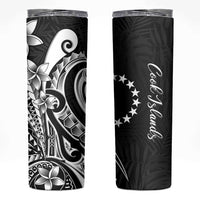 Kia Orana Cook Islands Skinny Tumbler Kerekere Plumeria Tropical Waves - Polynesian Pride