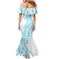 Kia Orana Cook Islands Family Matching Mermaid Dress and Hawaiian Shirt Moana Plumeria Tropical Waves - Polynesian Pride