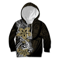 Polynesian Pride Kid Hoodie Tiare With Plumeria Mix Style LT7 Hoodie Cream - Polynesian Pride