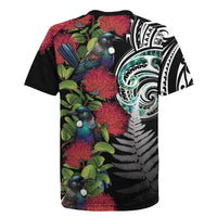 Meri Kirihimete New Zealand Rugby Jersey Tui on Pohutukawa LT7 - Polynesian Pride