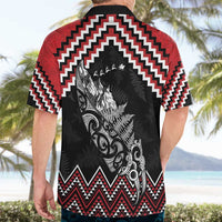 New Zealand Christmas Taniko Poutama Hawaiian Shirt Mountainscape Maori Fern - Polynesian Pride