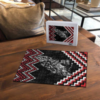 New Zealand Christmas Taniko Poutama Puzzle Mountainscape Maori Fern LT7 - Polynesian Pride