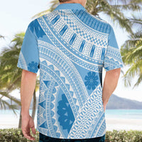 Bula Fiji Classic Masi Tapa Hawaiian Shirt Turquoise - Polynesian Pride