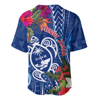 Guam Christmas Baseball Jersey Turtle Mix Tapa Felis Pasgua LT7 - Polynesian Pride