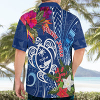 Guam Christmas Hawaiian Shirt Turtle Mix Tapa Felis Pasgua LT7 - Polynesian Pride