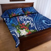 Guam Christmas Quilt Bed Set Turtle Mix Tapa Felis Pasgua LT7 - Polynesian Pride