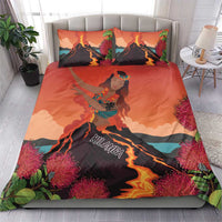 Hawaii Kilauea Volcano Bedding Set Pele Goddess