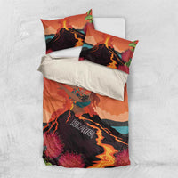 Hawaii Kilauea Volcano Bedding Set Pele Goddess