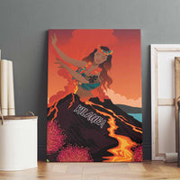 Hawaii Kilauea Volcano Canvas Wall Art Pele Goddess