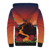 Hawaii Kilauea Volcano Sherpa Hoodie Pele Goddess