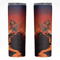 Hawaii Kilauea Volcano Skinny Tumbler Pele Goddess
