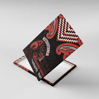 Maori Waitangi Canvas Wall Art Kotahitanga Poutama Mix Whakairo LT7 With Frame Black - Polynesian Pride
