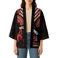 Maori Waitangi Kimono Kotahitanga Poutama Mix Whakairo LT7 - Polynesian Pride