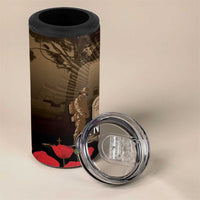 Australia - New Zealand ANZAC Lone Pine 4 in 1 Can Cooler Tumbler The Last Post LT7 - Polynesian Pride