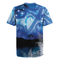NZ Maori Matariki Scenery Rugby Jersey Galaxy Sky