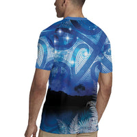 NZ Maori Matariki Scenery Rugby Jersey Galaxy Sky
