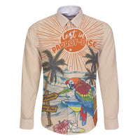 Personalized Christmas In July - Hawaii Retro Family Matching Summer Maxi Dress and Hawaiian Shirt Lost In Parrot-dise