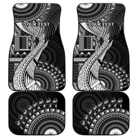 Fiji Rugby Bula Masi Car Mats Fish Tail Kaivity Cibi - Black