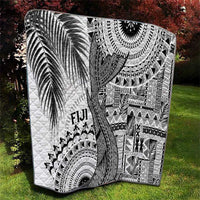Fiji Rugby Bula Masi Quilt Fish Tail Kaivity Cibi - White