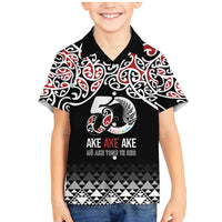 Kia Kaha Te Reo Maori Family Matching Mermaid Dress and Hawaiian Shirt 50 Years Mo Ake Tonu Te Reo - Polynesian Pride