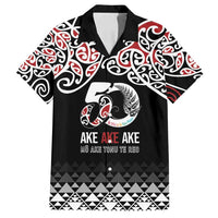 Kia Kaha Te Reo Maori Family Matching Off Shoulder Maxi Dress and Hawaiian Shirt 50 Years Mo Ake Tonu Te Reo - Polynesian Pride
